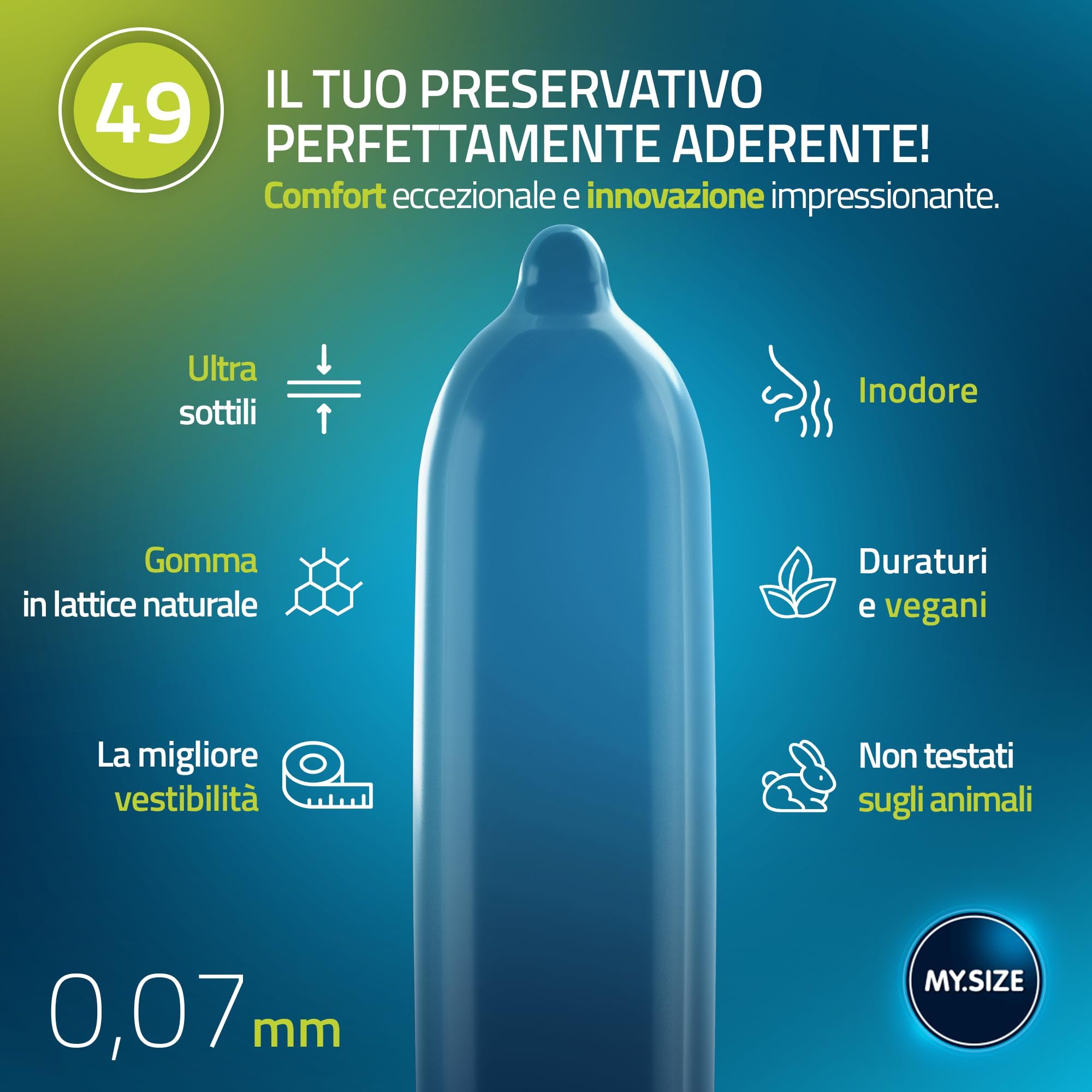 MY.SIZE Classic Préservatifs Taille 2 49mm