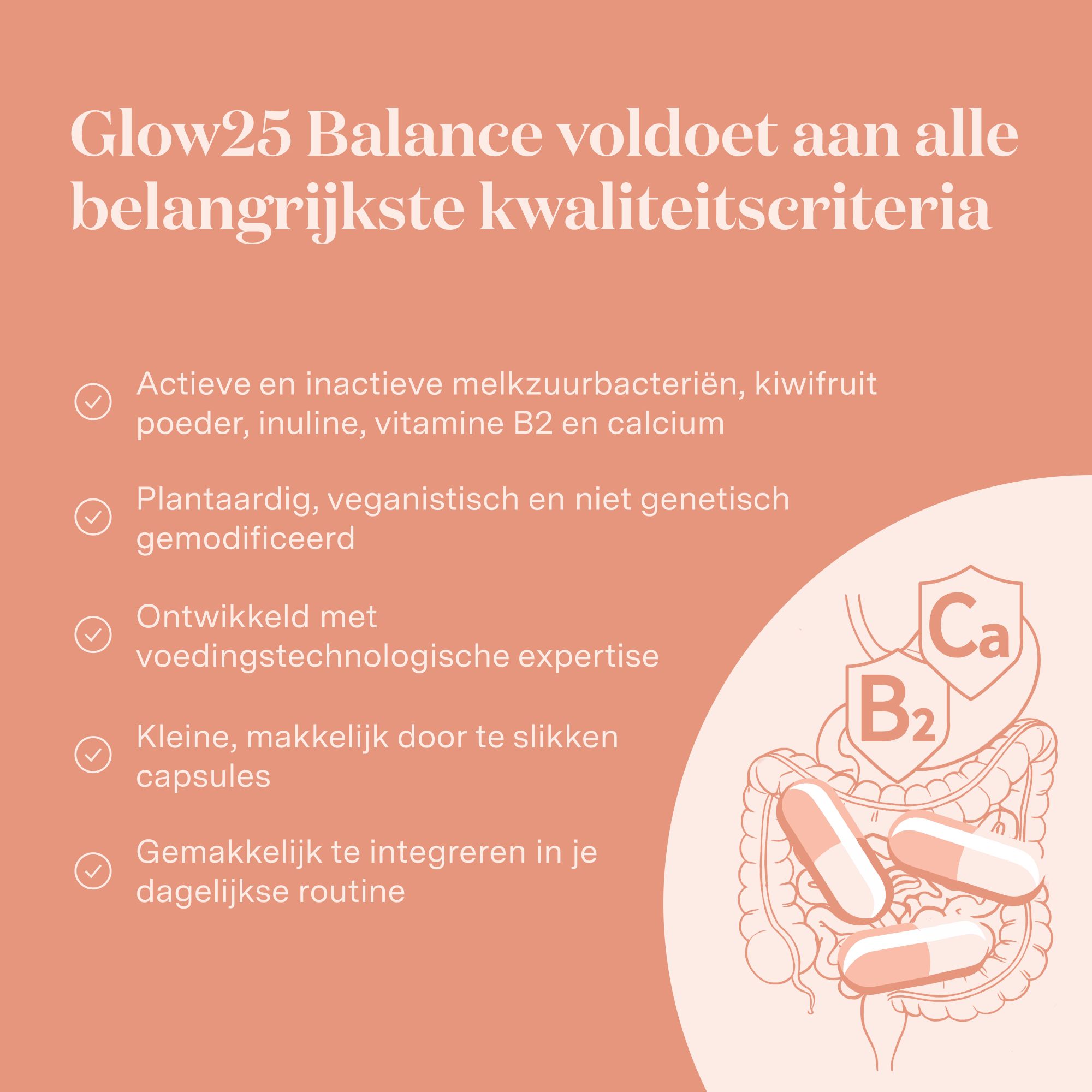 Gebruik Glow25: 1. Schudden. 2. Dop verwijderen. 3. Genieten.