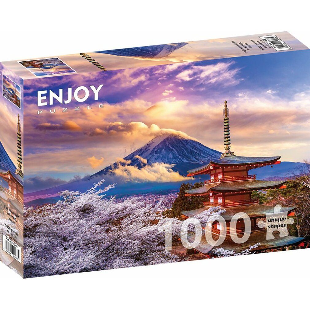 enjoy Puzzelberg Fuji in het voorjaar, Japan 1000 delen