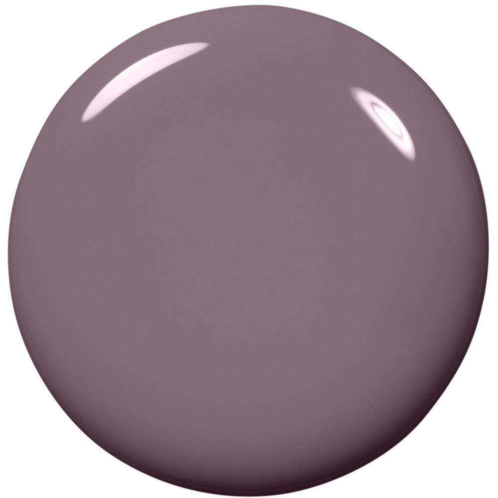 Ronde, glanzende vlek in mauve. Geen verdere details zichtbaar.