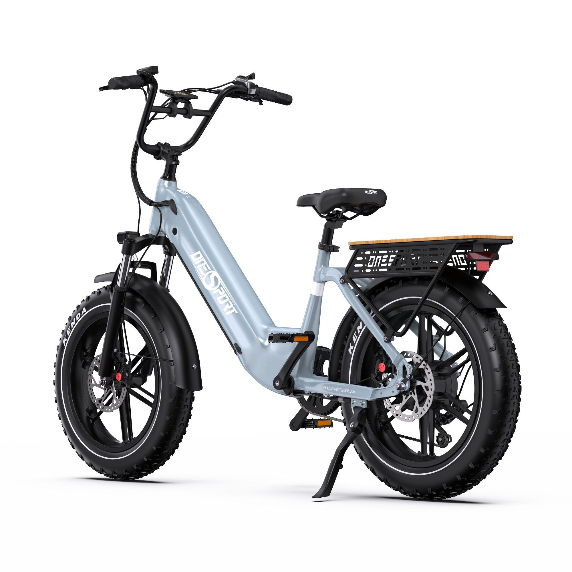 ONESPORT OT08 Vélo électrique tout-terrain - Moteur 500 W - Batterie 48 V 18 Ah
