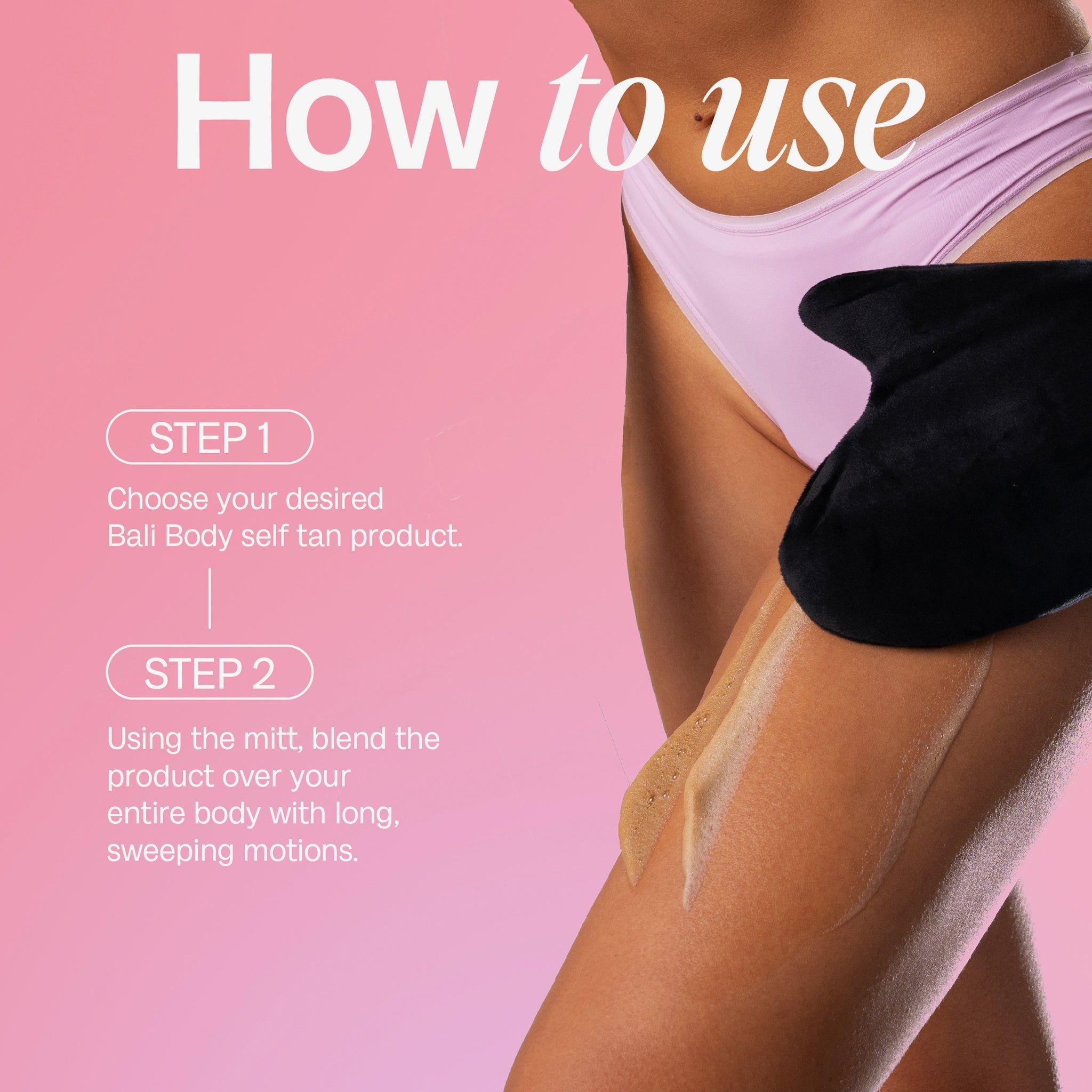 Bali Body Luxe Tanninghandschoen