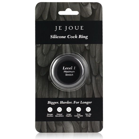Verpakking met Je Joue siliconen peniskok, Niveau 1, Maximale Rek.