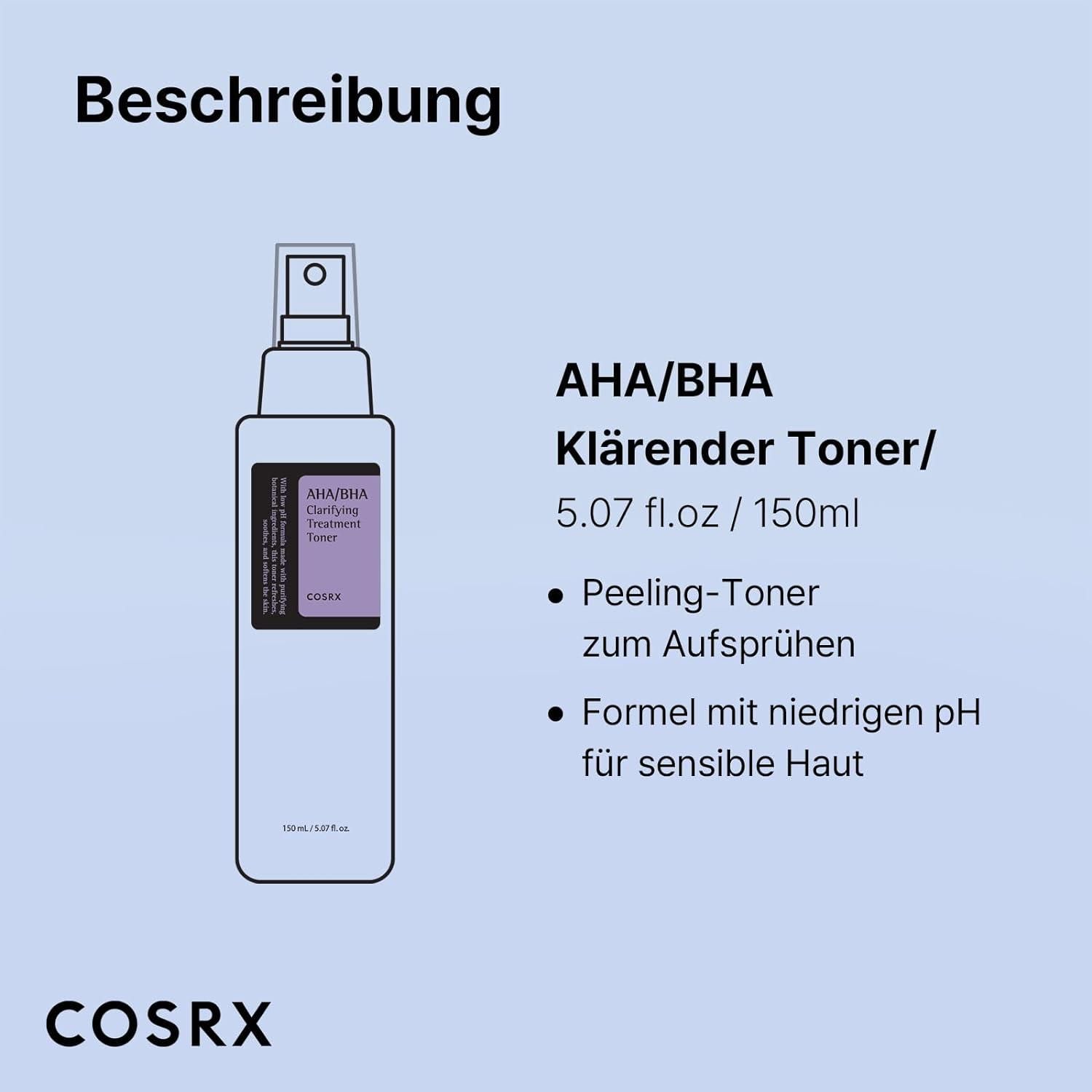 COSRX AHA/BHA Clarifying Treatment Toner