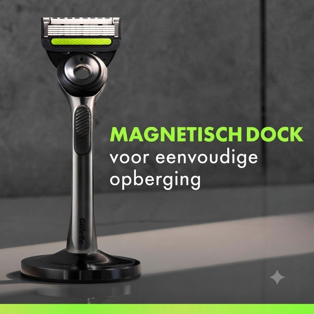 Gillette Labs scheermes met 5 geïntegreerde technologieën en reinigingselement.