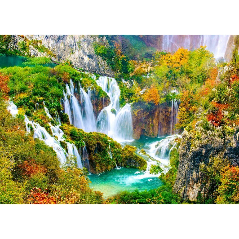 annÉe Puzzle chutes d'eau Plitvice en automne 1000 pièces