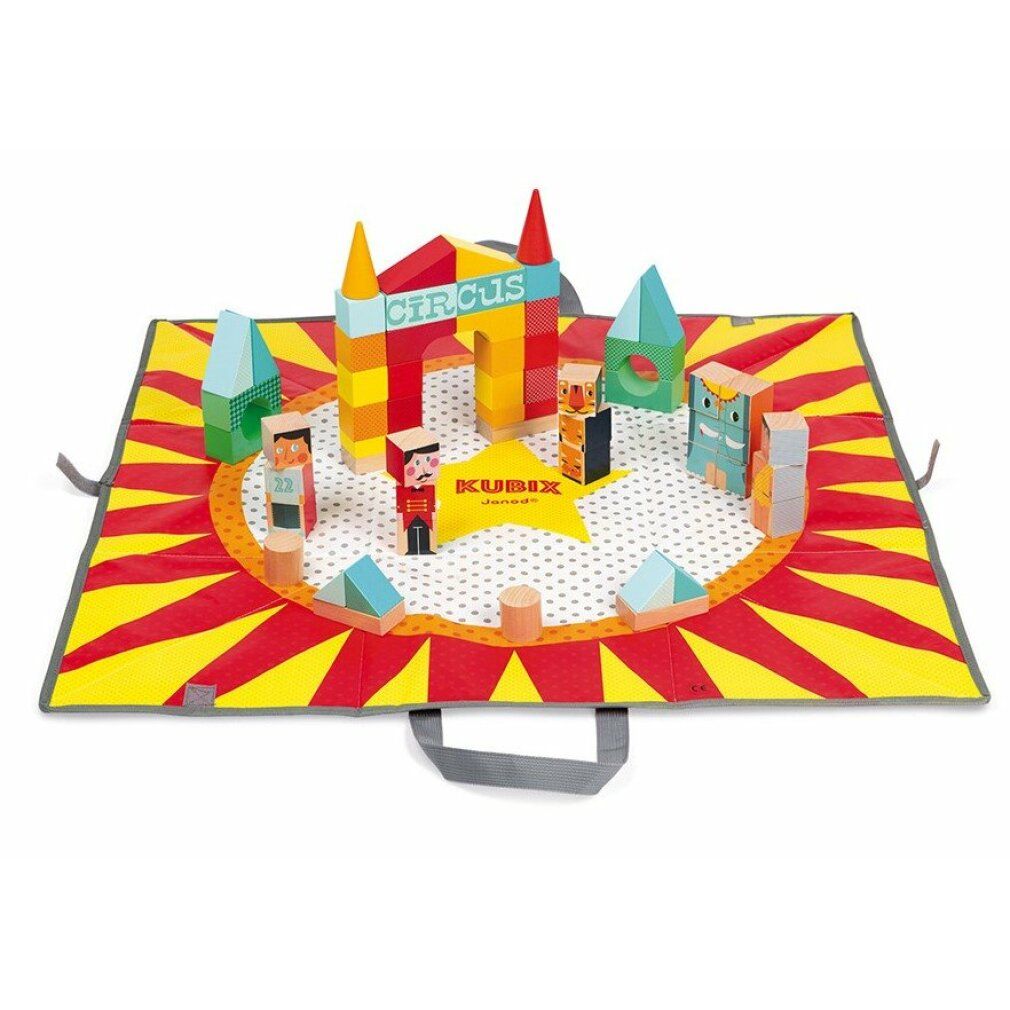 JanOD houten slat Kubix Circus 60st met vouwmat