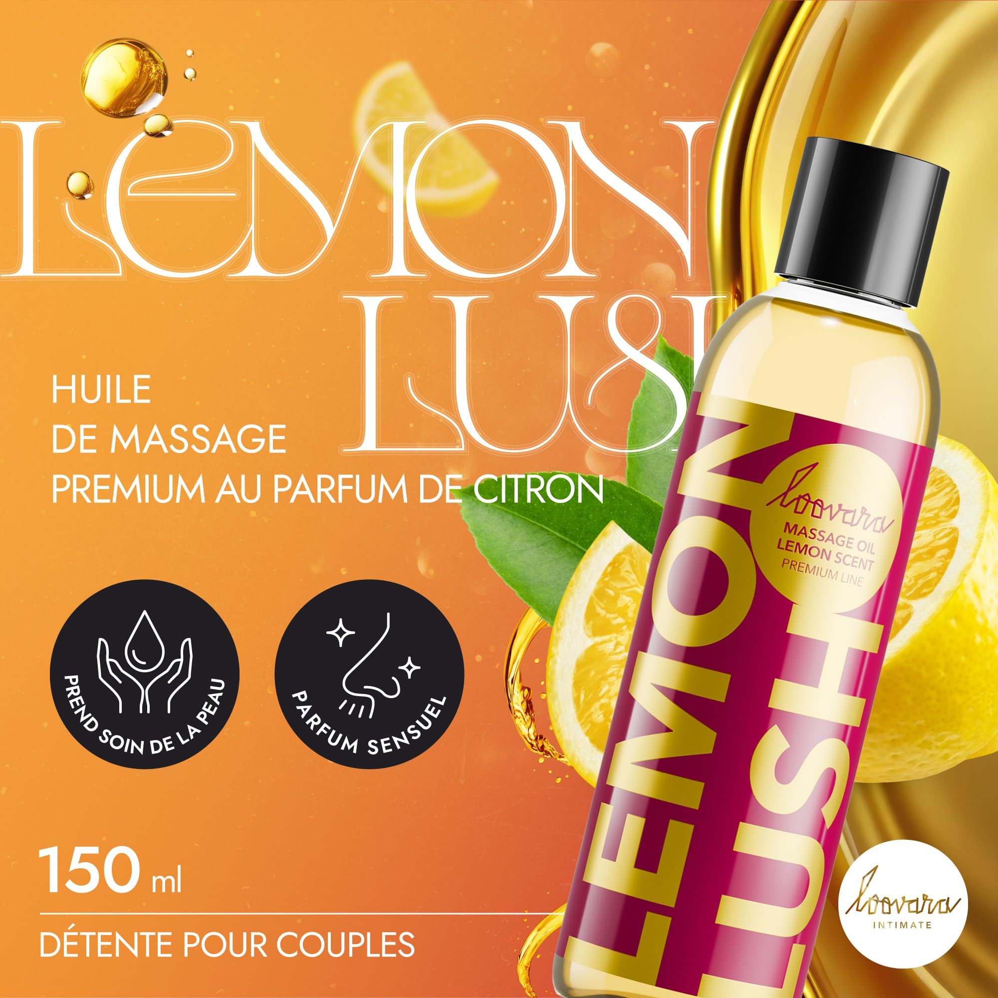 Loovara Lemon Lush Huile de Massage