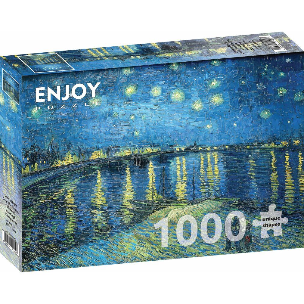 enjoy Puzzel Vincent Van Gogh: Sterrennacht boven de Rhône 1000 stuks