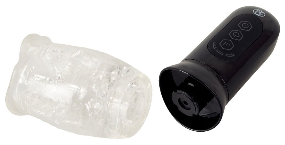 Stroker - Masturbator met roterende zachte mouwcup