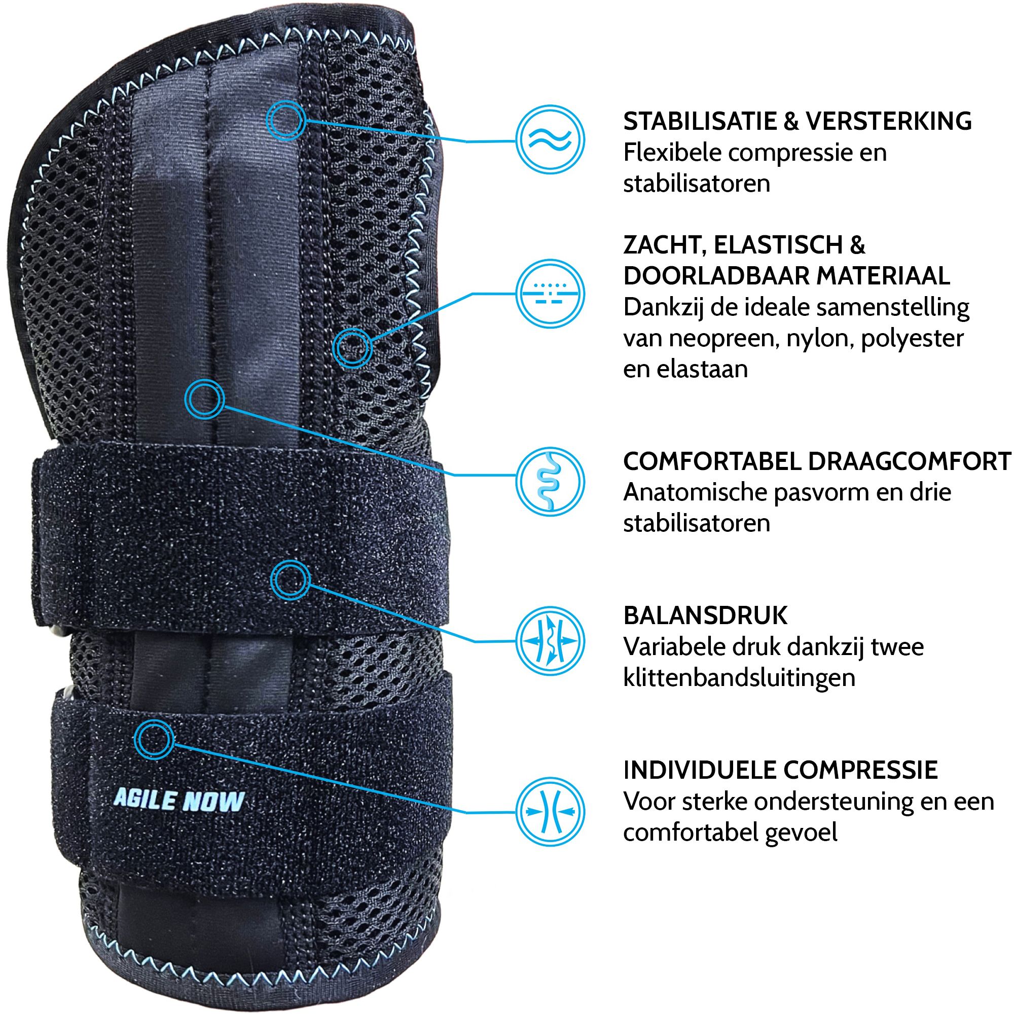 AGILE NOW Polsbrace Performance Up