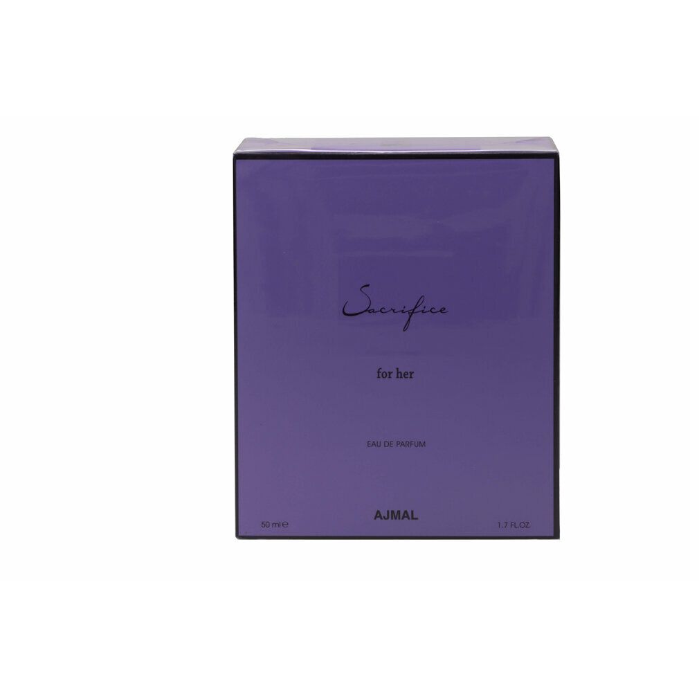 Ajmal Sacrifice for her Eau de Parfum geschenkdoos, paars.