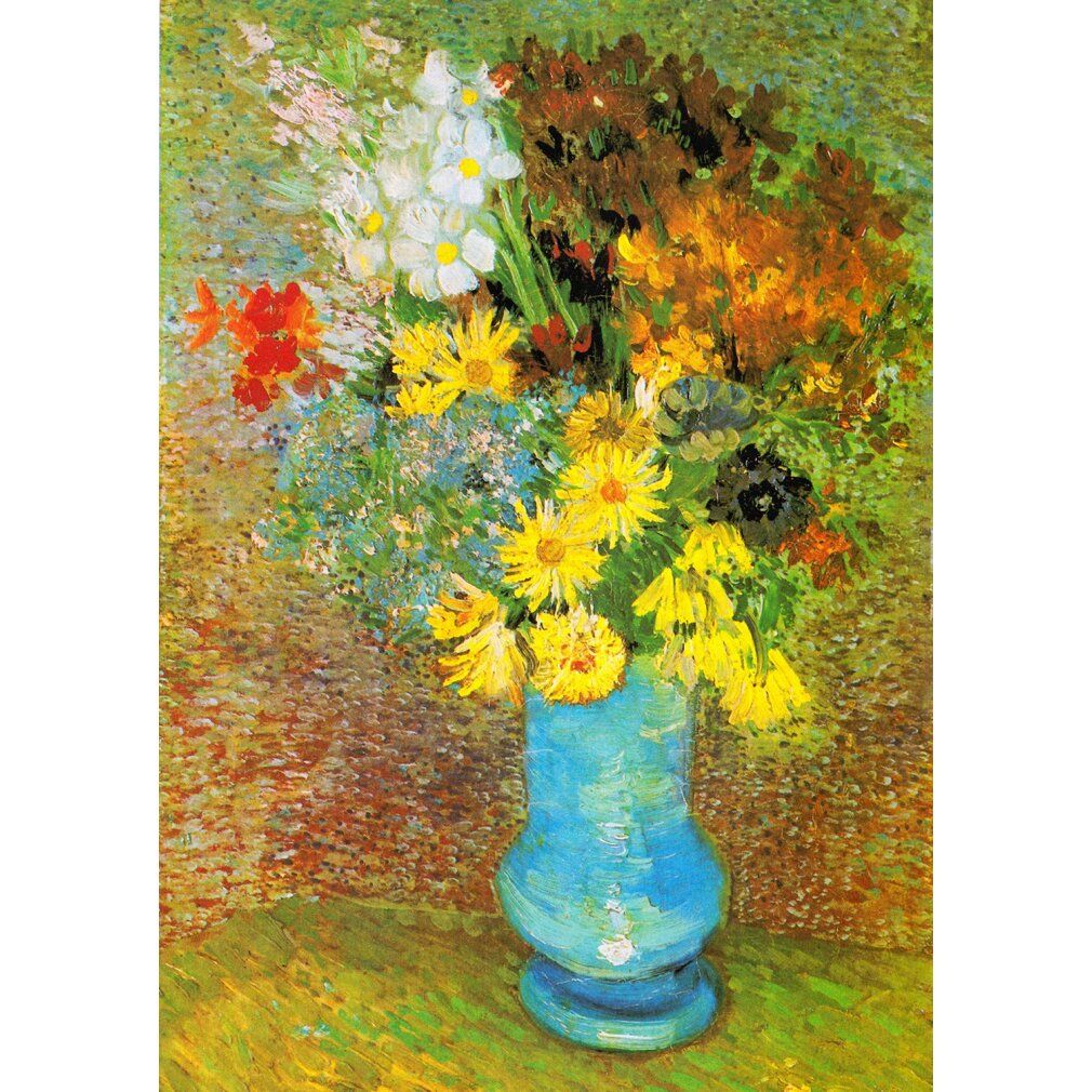 enjoy Puzzel Vincent Van Gogh: vaas met madeliefjes en anemonen 1000 stuks