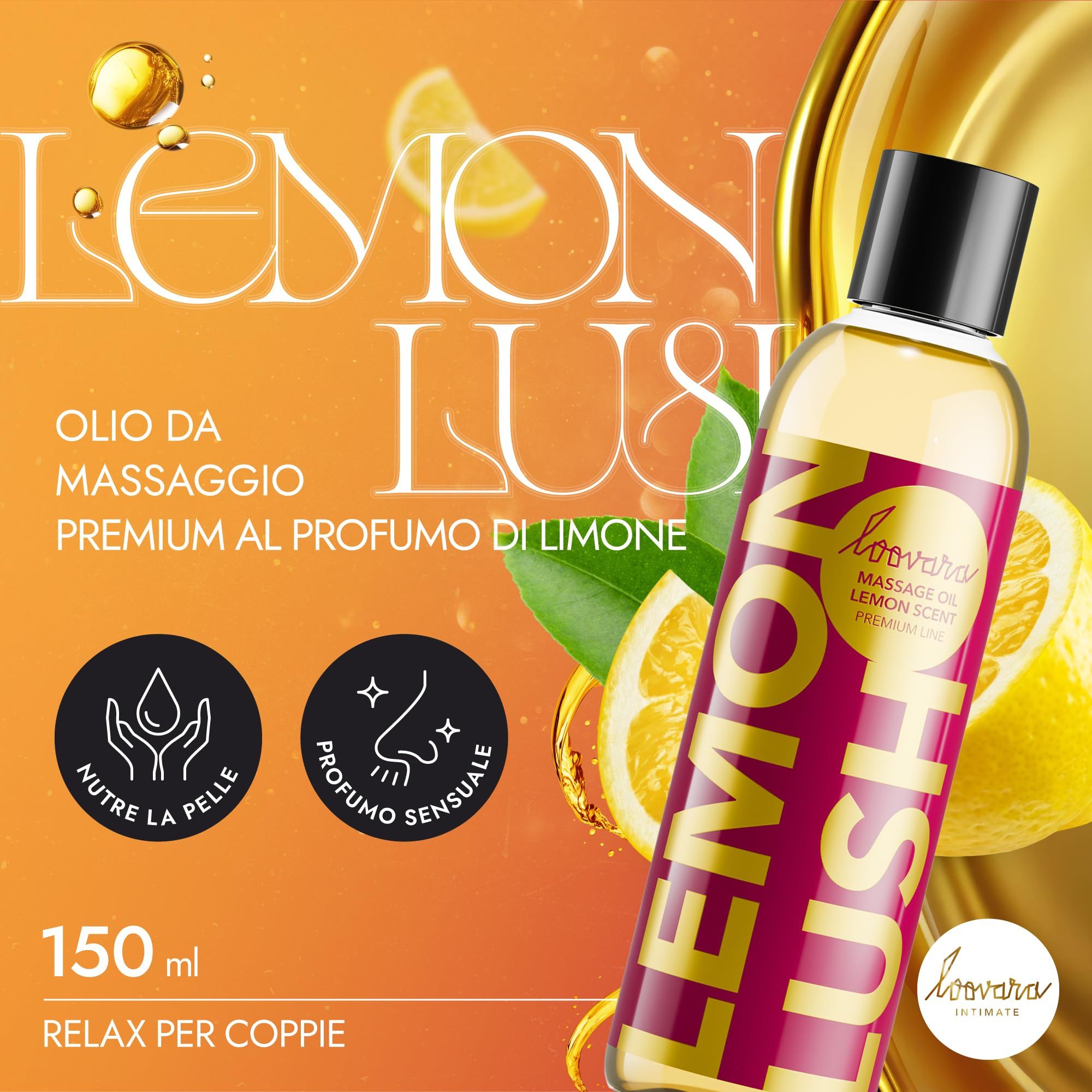 Loovara Lemon Lush Massageolie