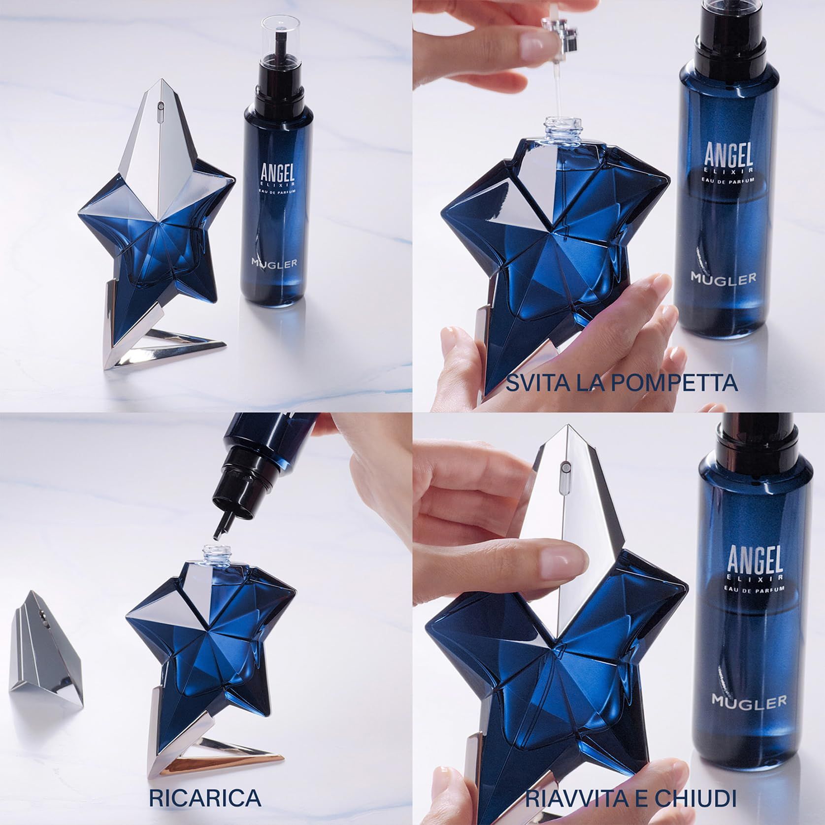Thierry Mugler Angel Elixir Eau de Parfum Navulling 100 ml.