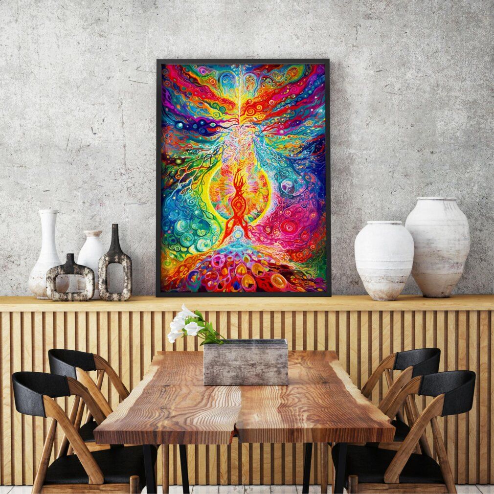 enjoy Puzzel Epicentre van de Regenboog 1000 stuks