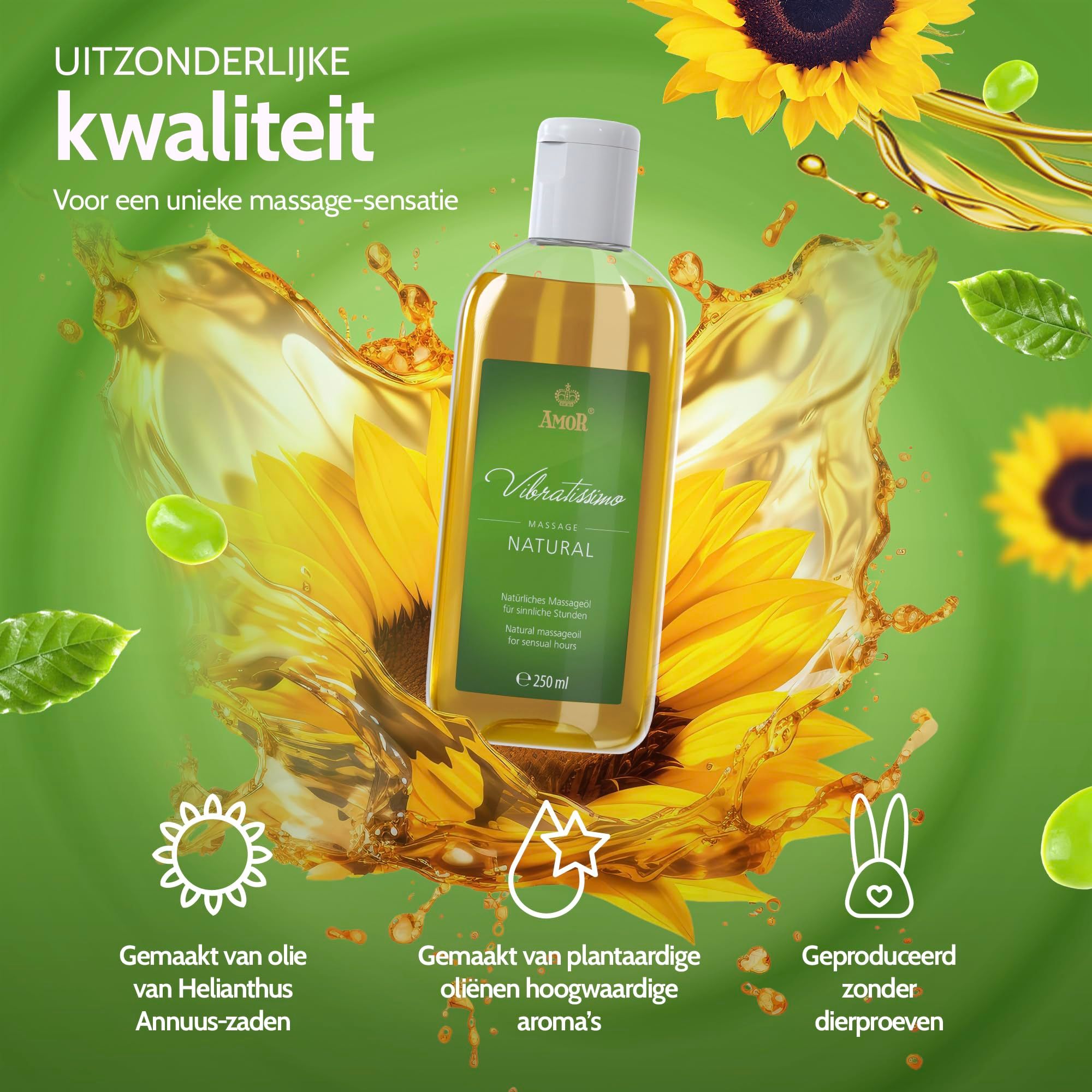 Vibratissimo Massageolie Natural