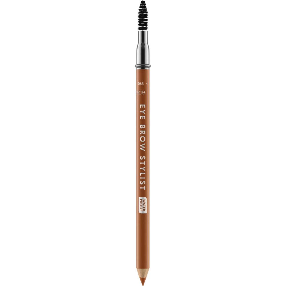 Crayon à sourcils avec brosse. Inscription: EYE BROW STYLIST. Résistant à l'eau. Couleur: marron. Avec capuchon.
