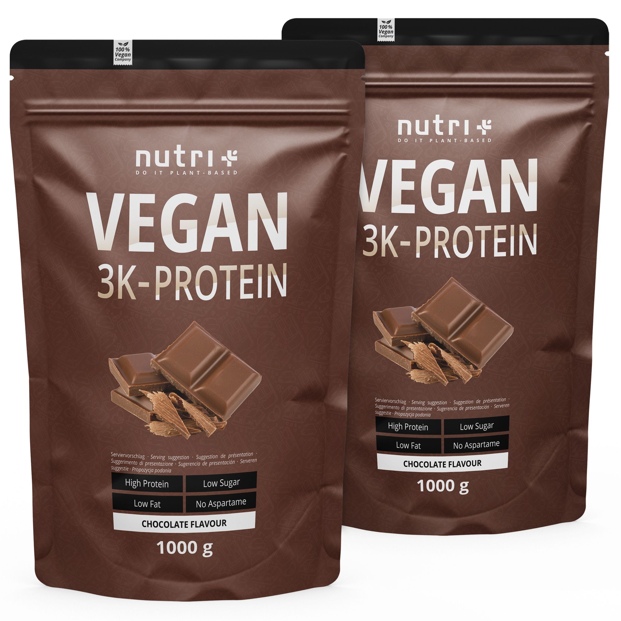 nutri+ Poudre de protéines végétales 3k