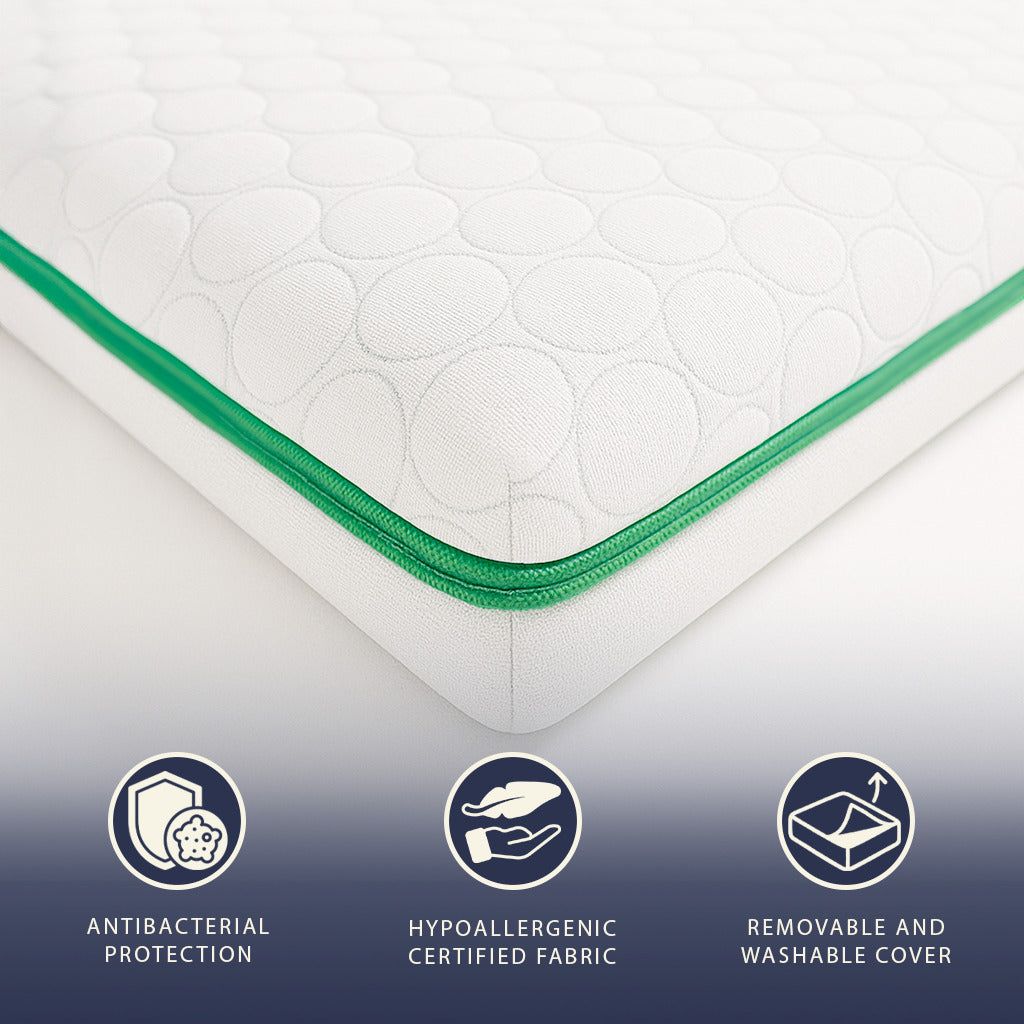 The White Stone Matrastopper 90x200 van Memory Foam Breeze met 9 Zones | Hoogte 5 cm
