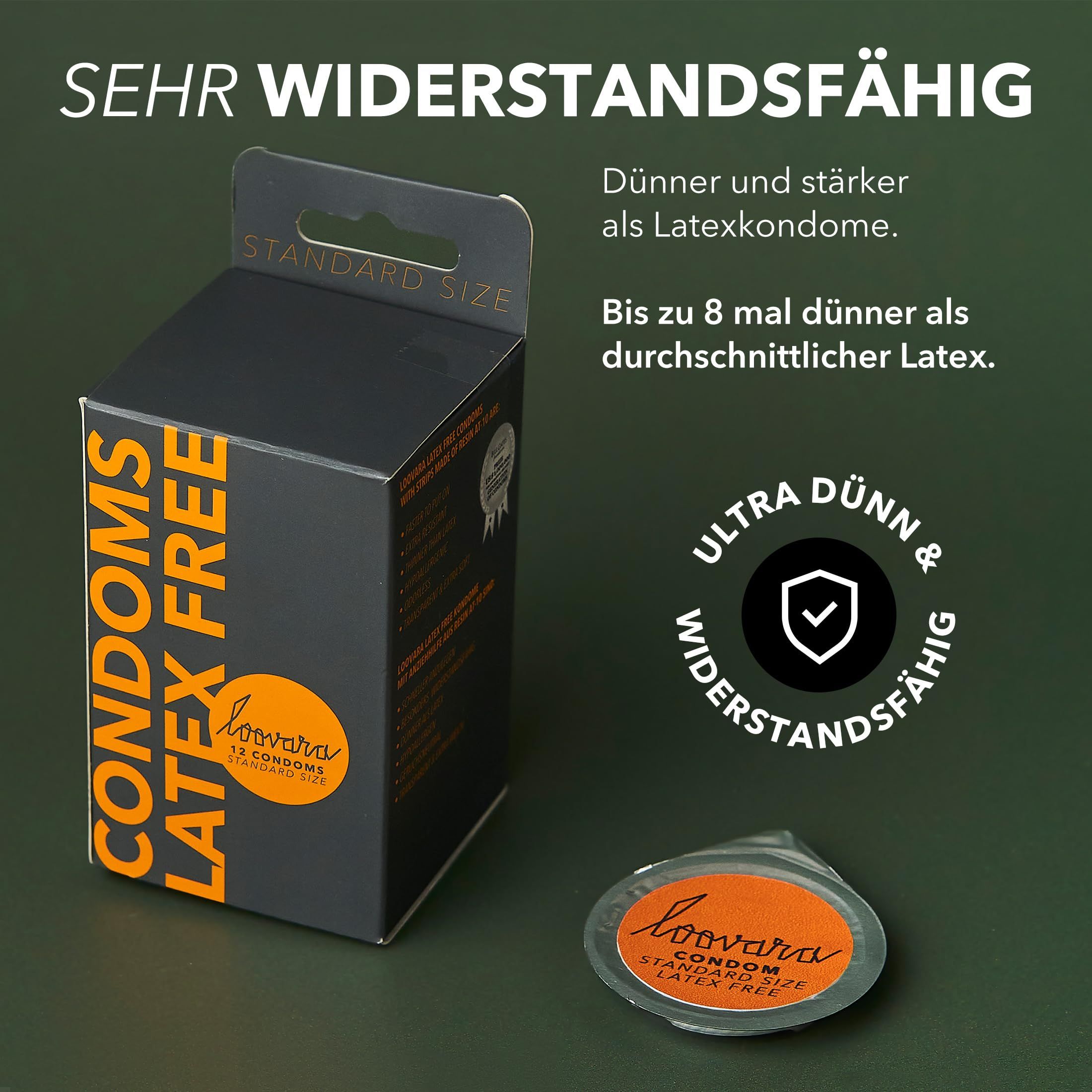 Latexvrije condooms, ultradun, sterk, medisch, hypoallergeen.