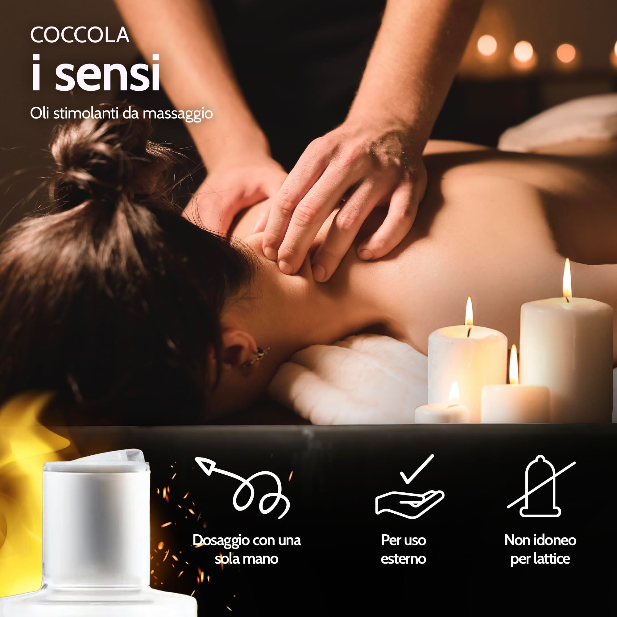 Vibratissimo Huile de Massage Hot Moments