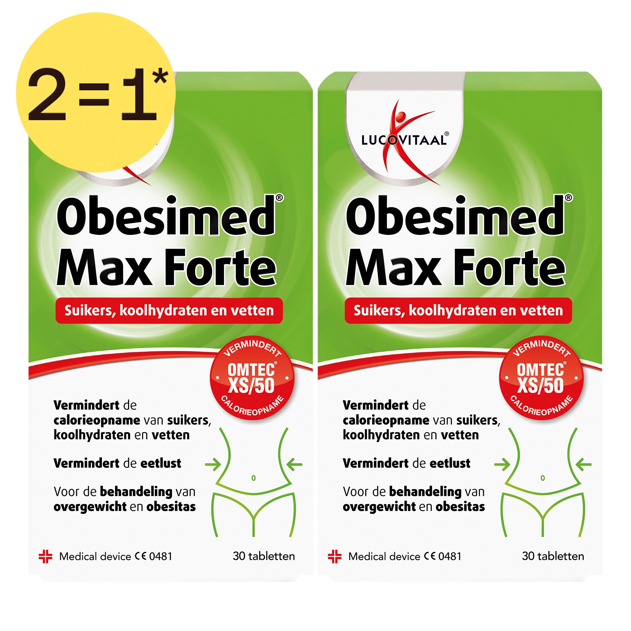 lucovitaal - Obesimed Max Forte | 2=1*