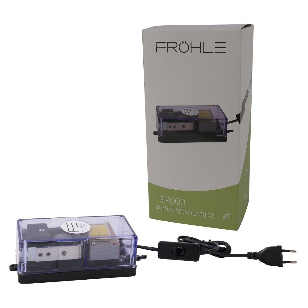 Pompe électrique FRÖHLE SP003 avec emballage.
