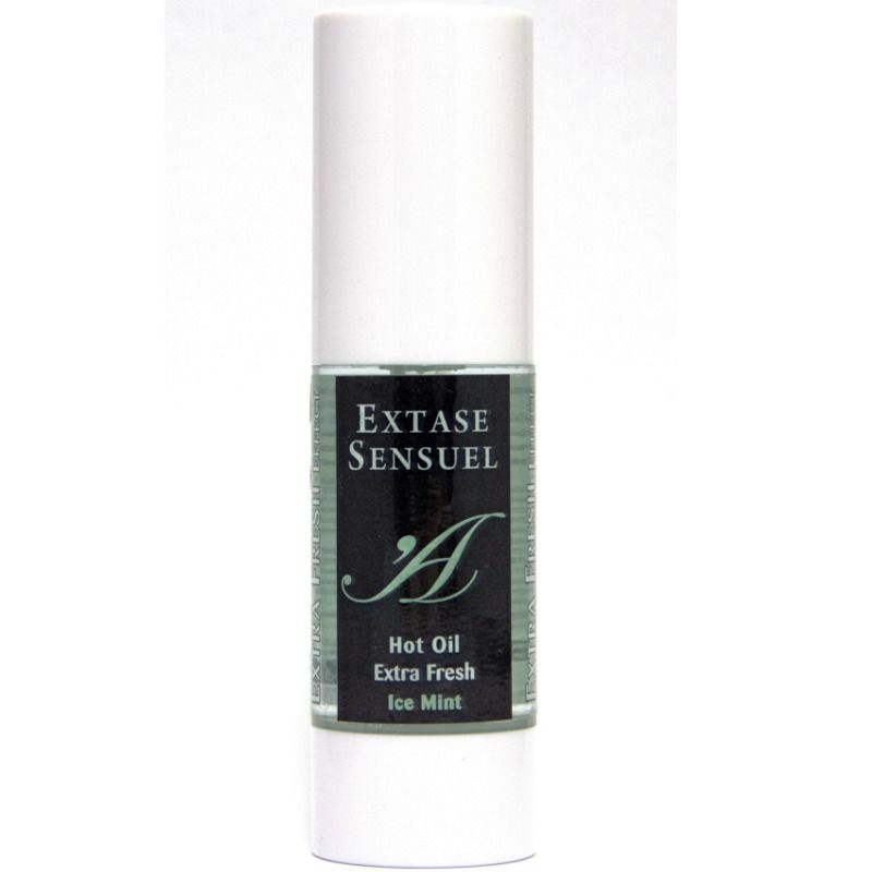 Extase Sensuel Hot Oil Extra Fresh Ice Mint flesje.