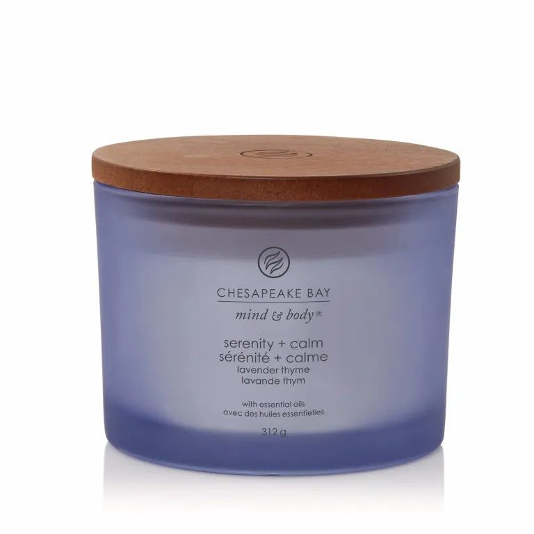 Chesapeake Bay Candle – Serenity & Calm – Bougie parfumée à 3 mèches