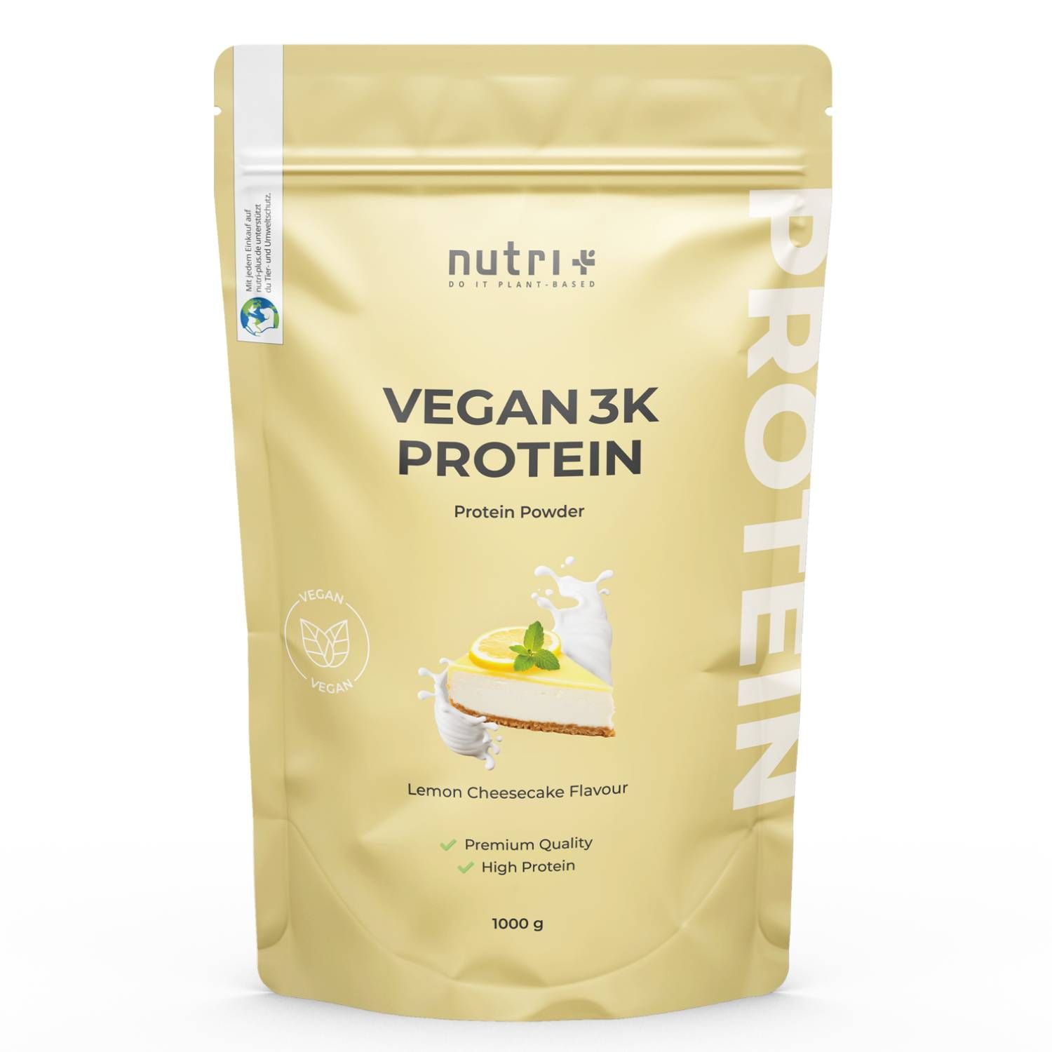 nutri+ Vegan eiwitpoeder 3k