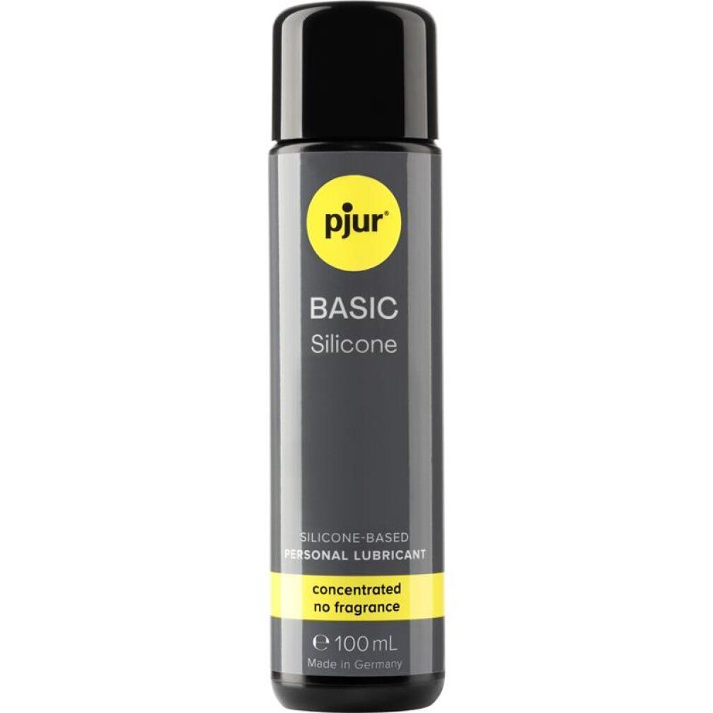Lubrifiant pjur BASIC Silicone, flacon de 100ml. À base de silicone, concentré, sans parfum.