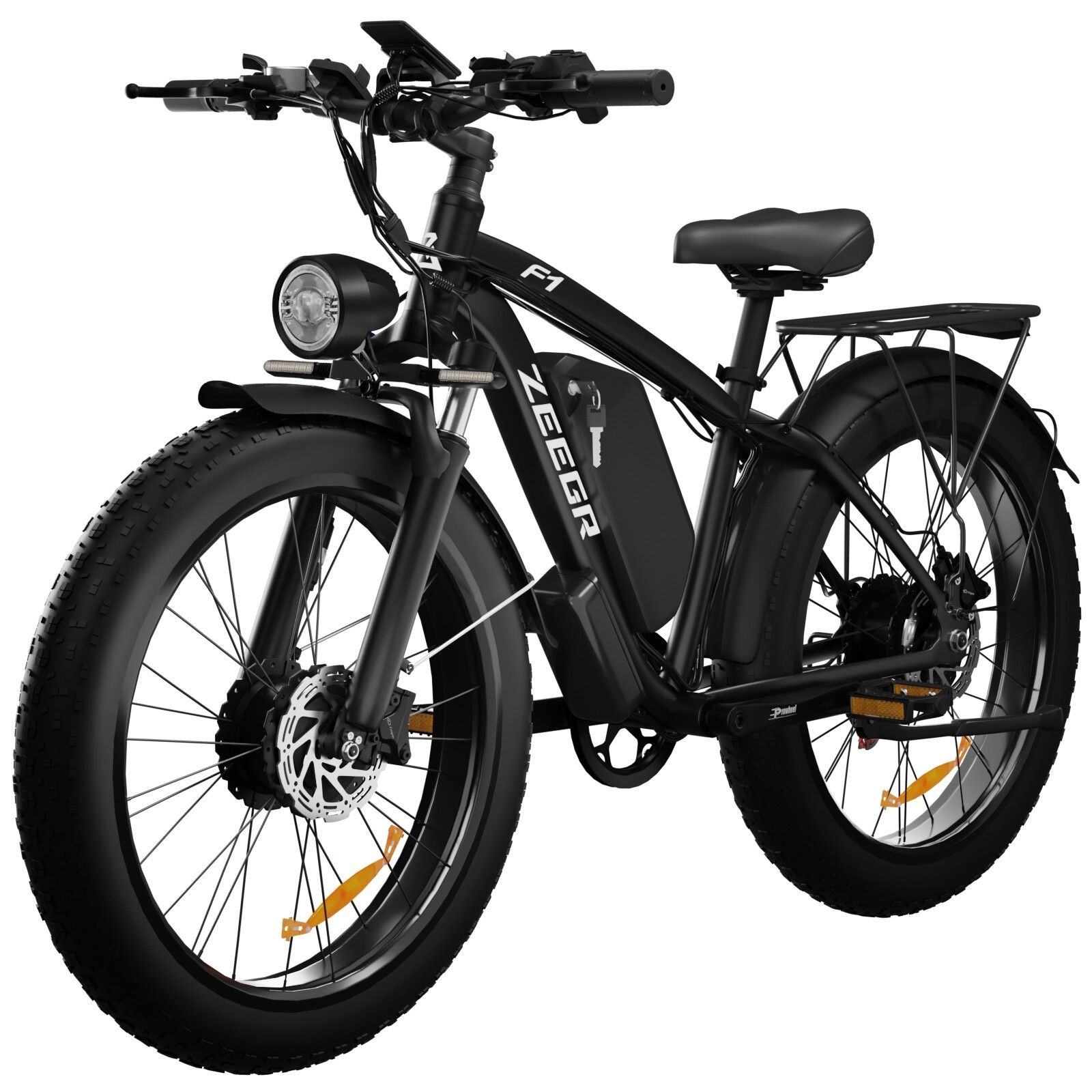 BLUVALL F1AWD Elektrische mountainbike met dubbele motor, 48V 22,4Ah verwijderbare accu