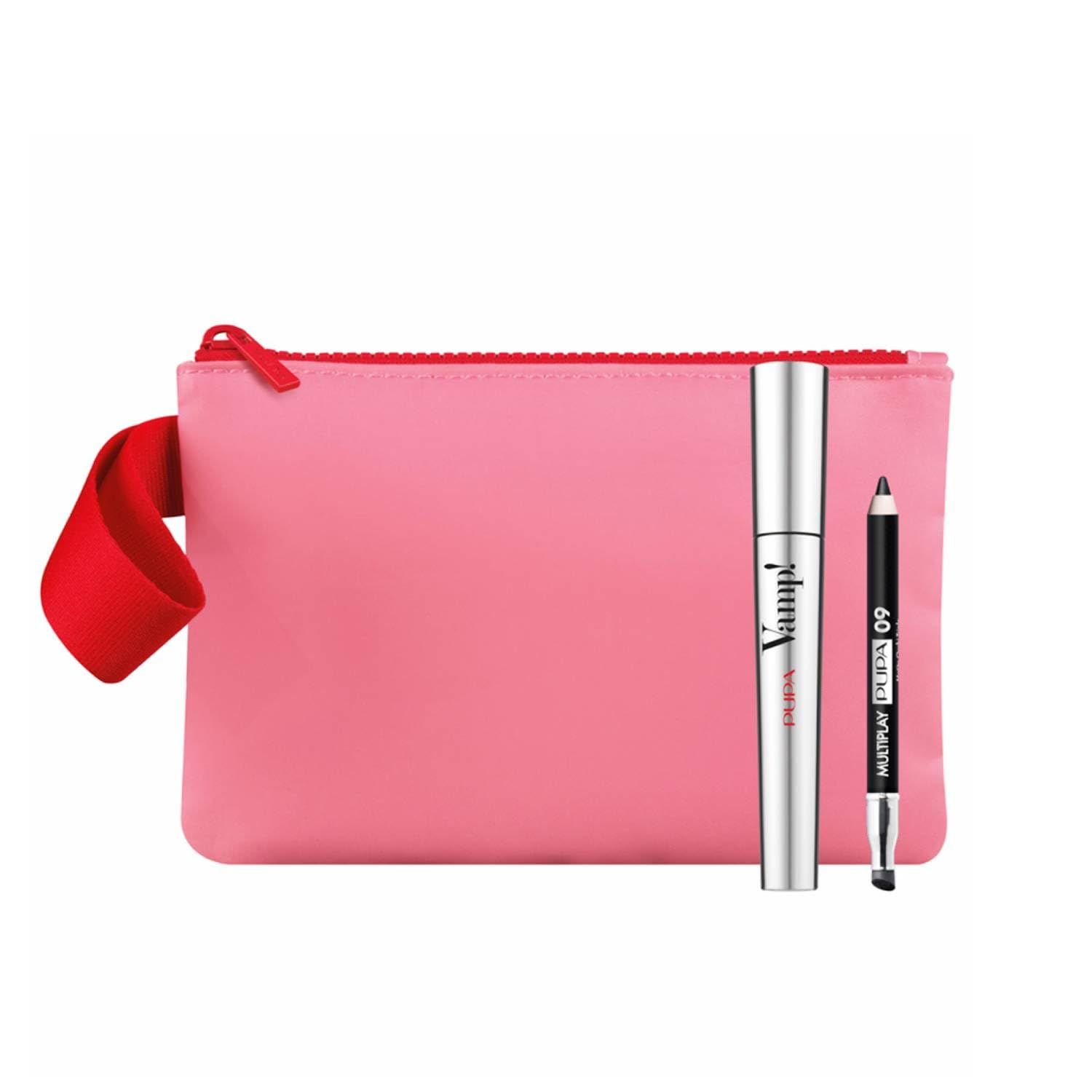 Pochette Pupa avec mascara et eyeliner.