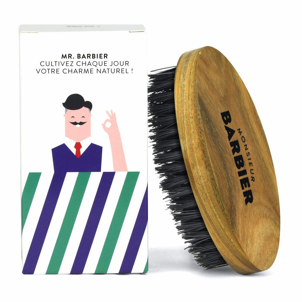 Monsieur BARBIER - Brosse pour barbe et cheveux en bois de santal
