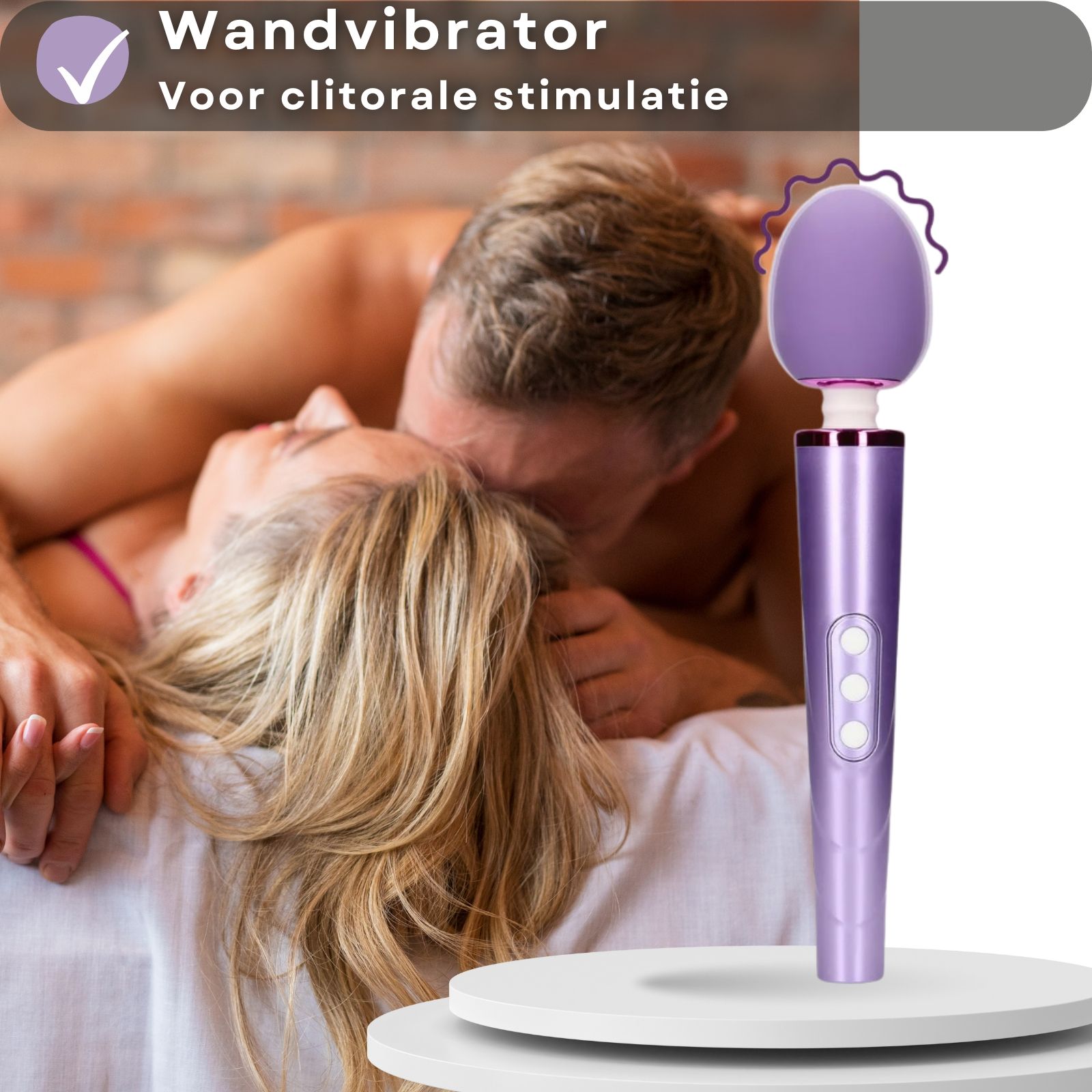 Lovelyness - Massage Wand Vibrator - Paars