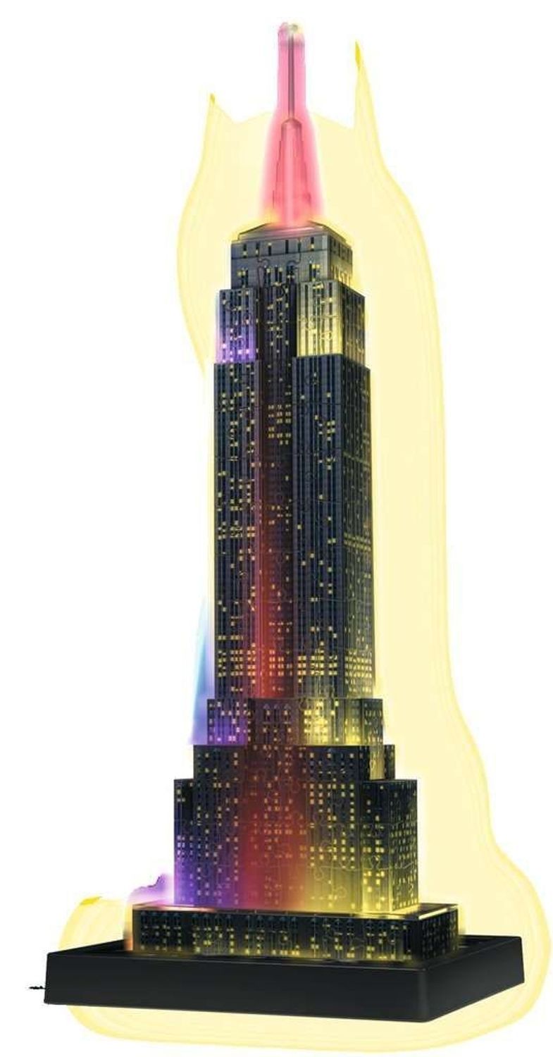 3D Empire State Building Nacht 216T