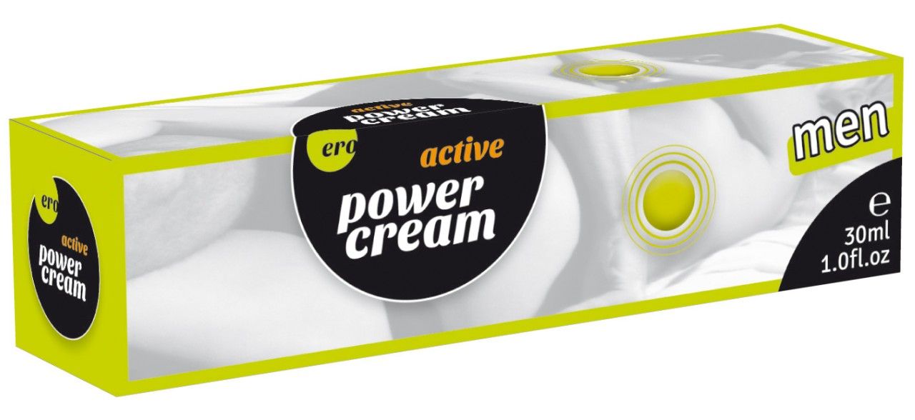 Verpakking van ACTIVE POWER Cream men, 30ml, detailweergave.