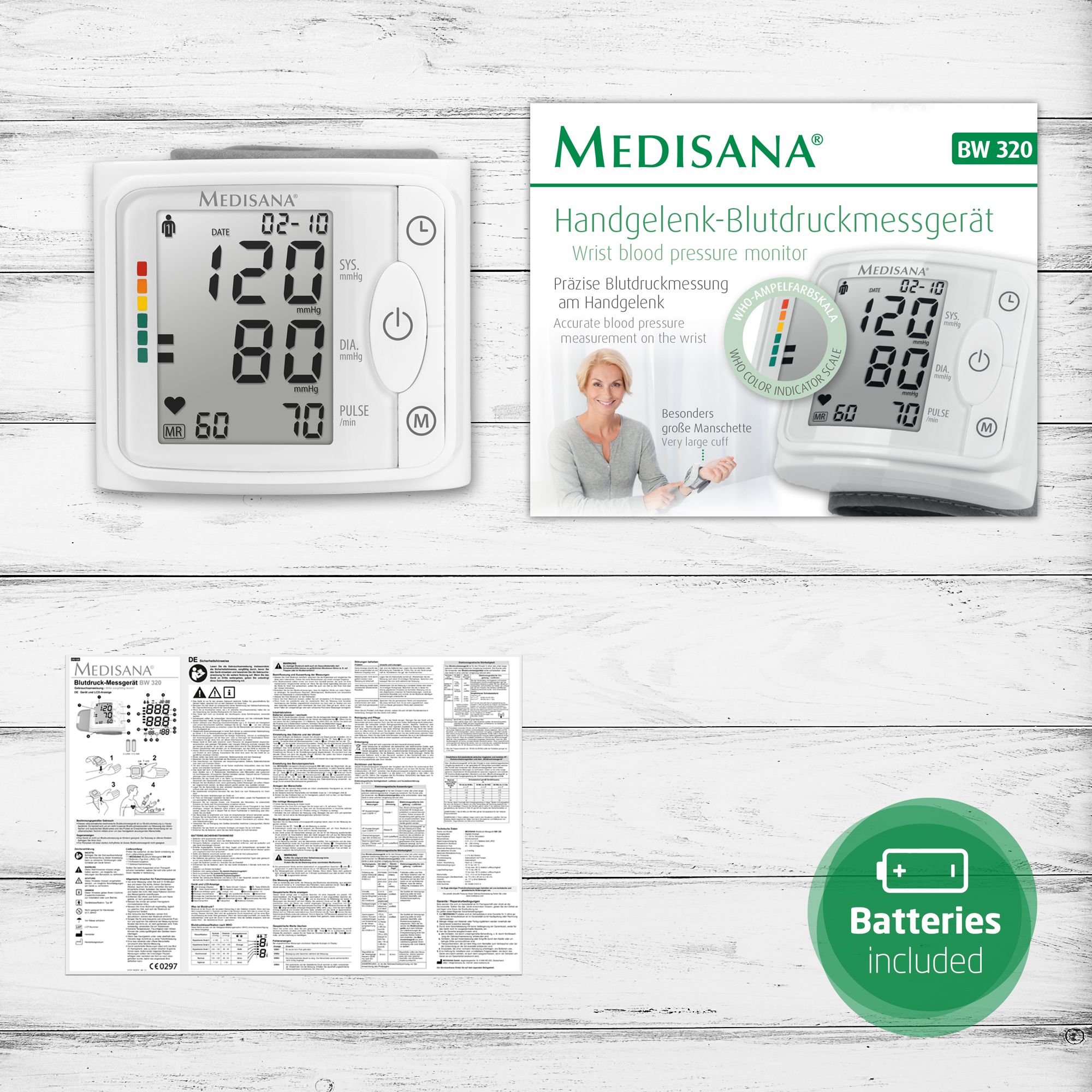 medisana BW 320 Tensiomètre au poignet