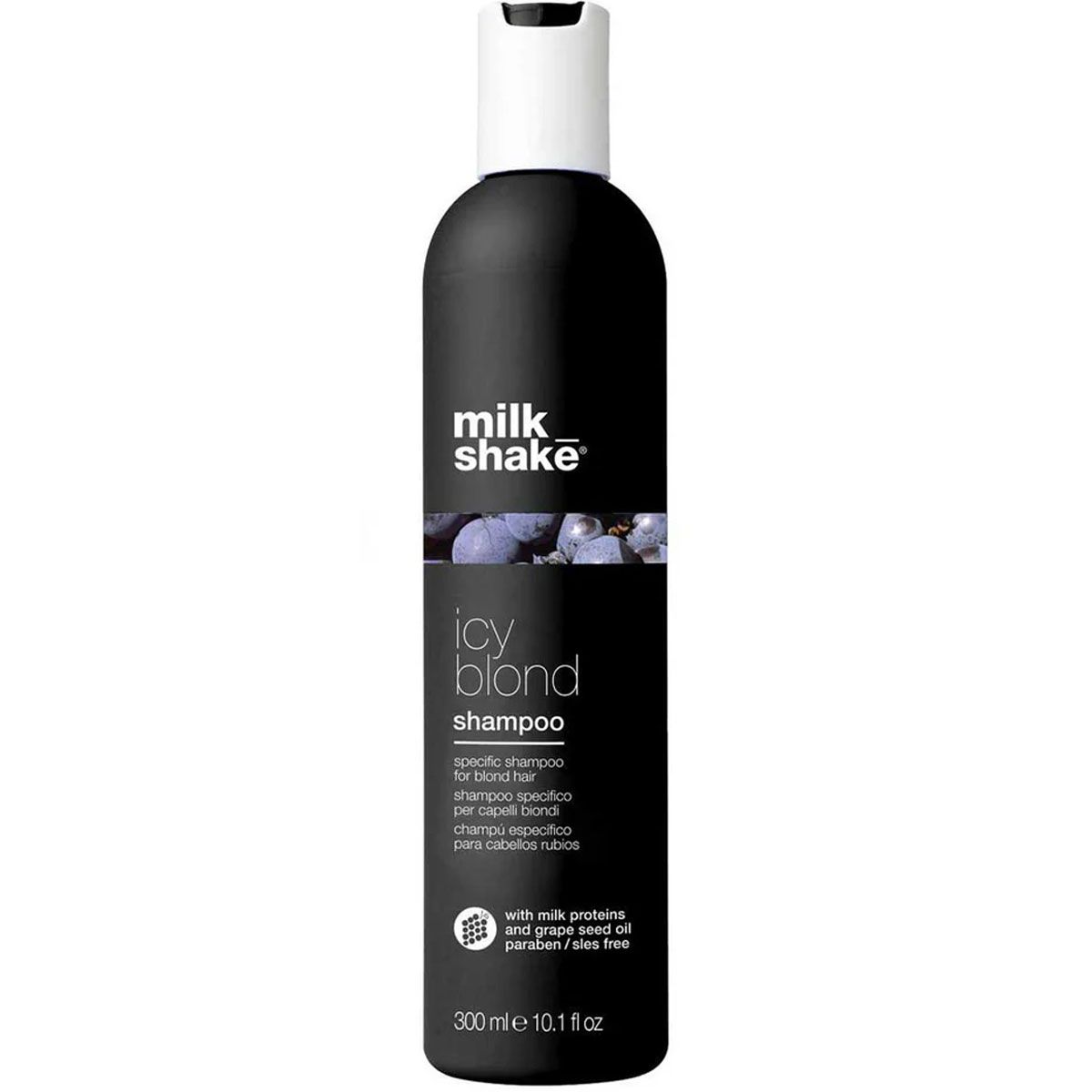 Shampooing Milk-shake Icy Blond, 300 ml. Shampoo spécifique pour cheveux blonds à effet cendré.