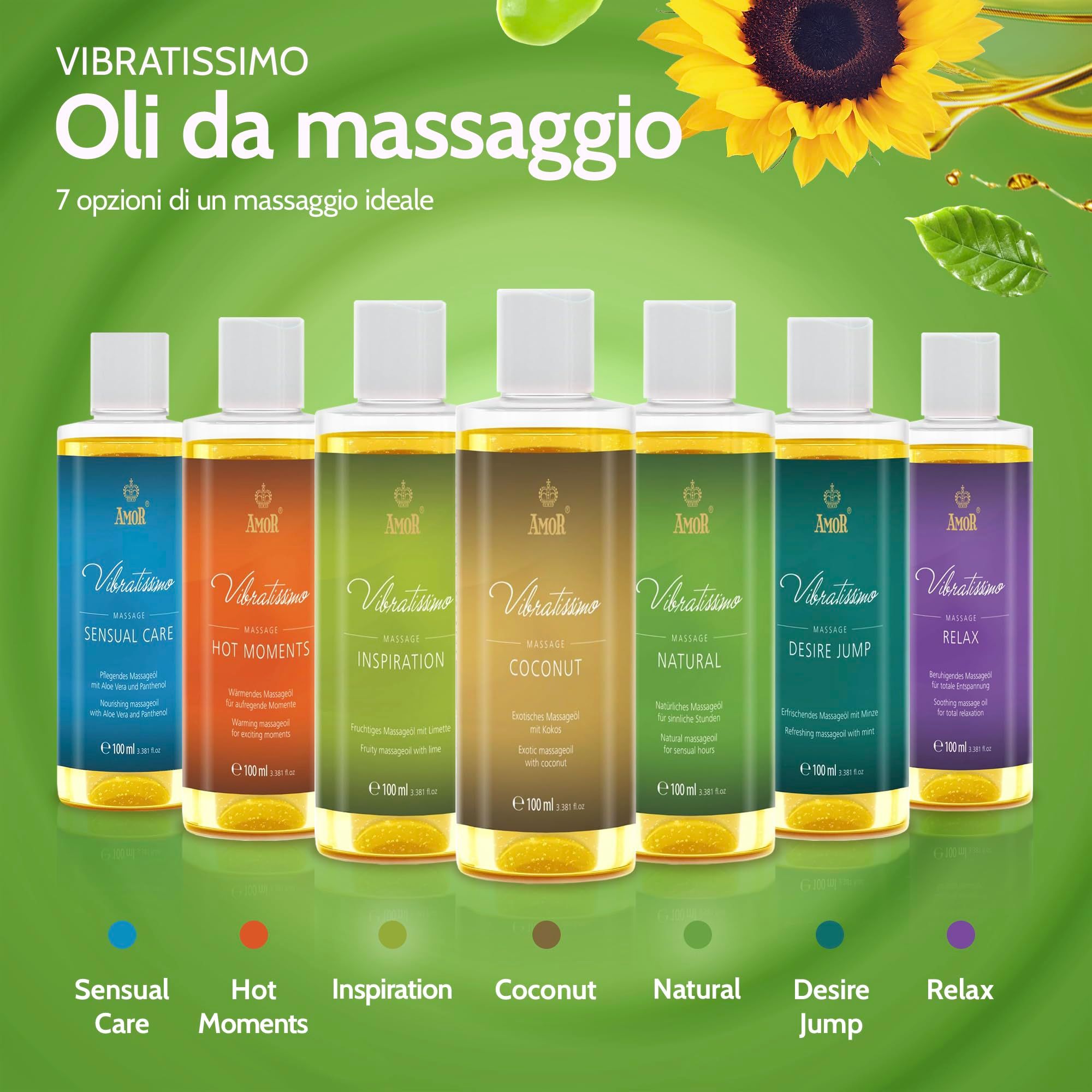 Vibratissimo Huile de Massage Natural