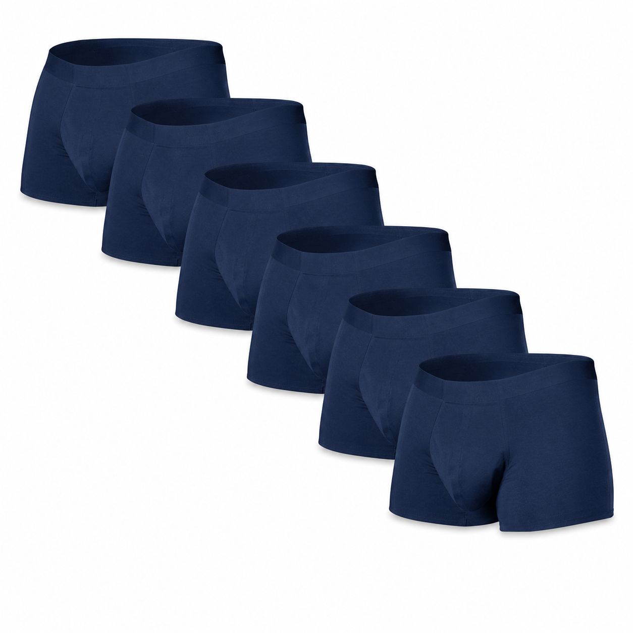Robin Premium Wasbare Incontinentie Boxer bij Urineverlies, 6-Pack (M, Marineblauw)