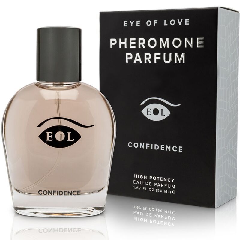 Flacon et emballage Eye Of Love Confidence Eau de Parfum.