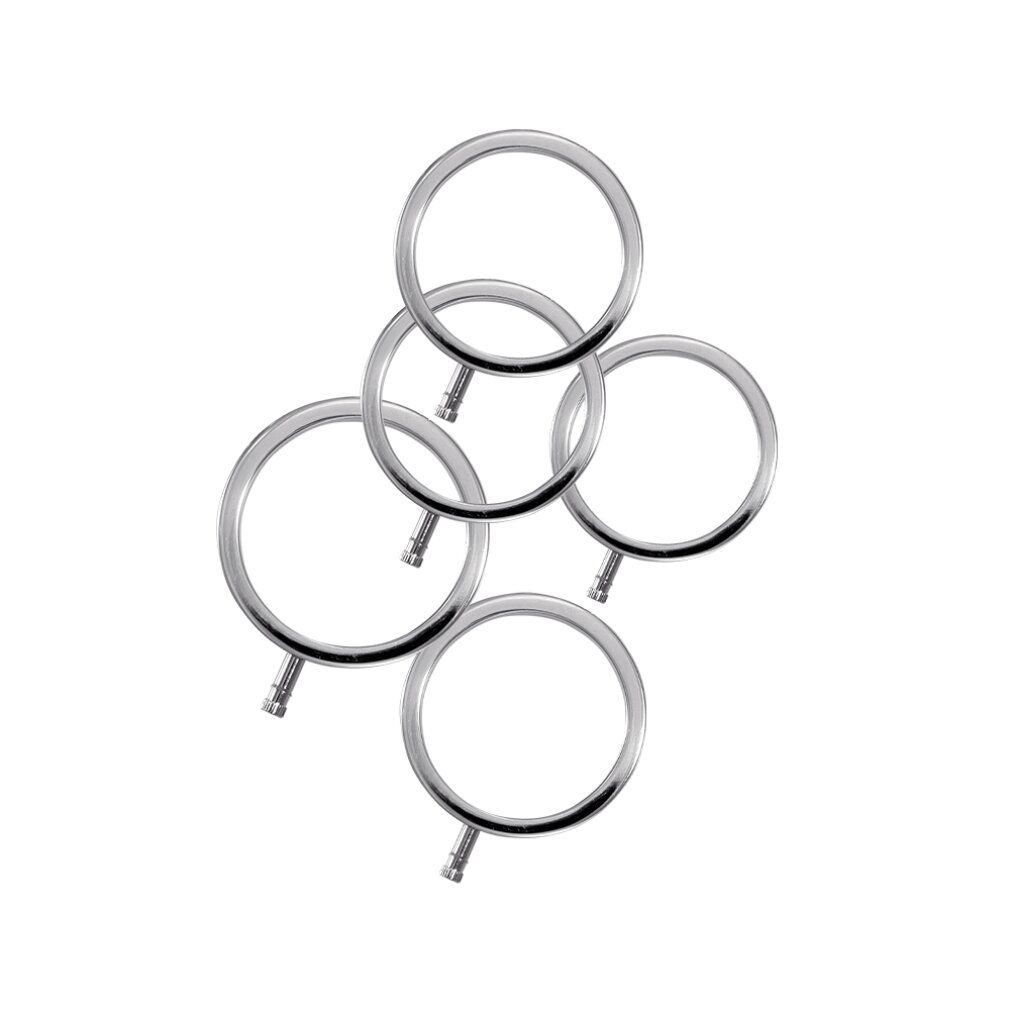 ElectraStim Solid Metal Cock Ring Set 5 tailles