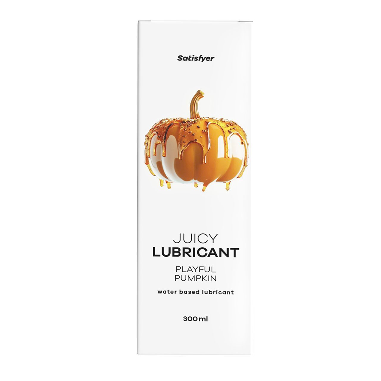 Satisfyer Juicy Lubricant, Playful Pumpkin, glijmiddel op waterbasis, 300ml.