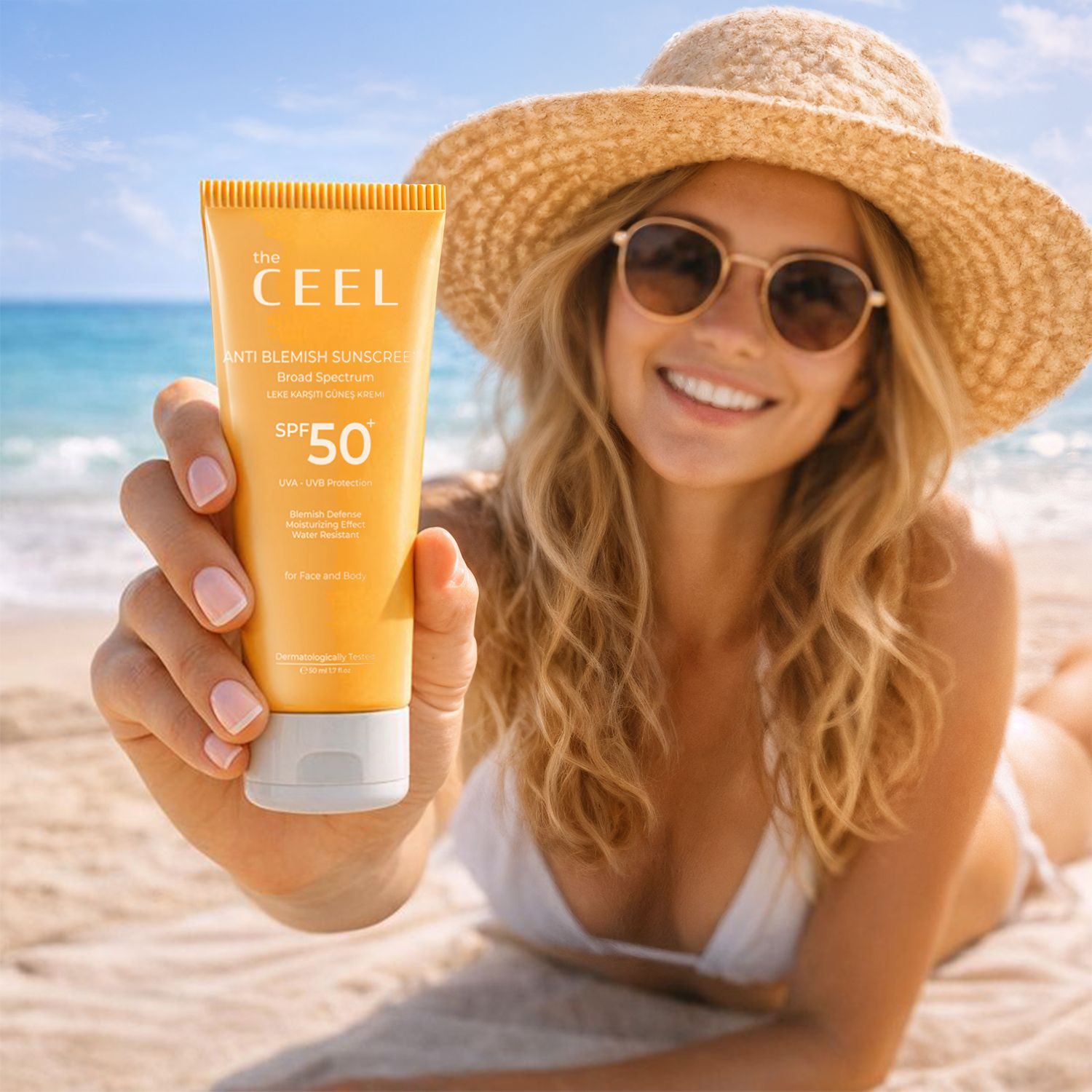 THE CEEL Anti-vlekken zonnecrème SPF 50+