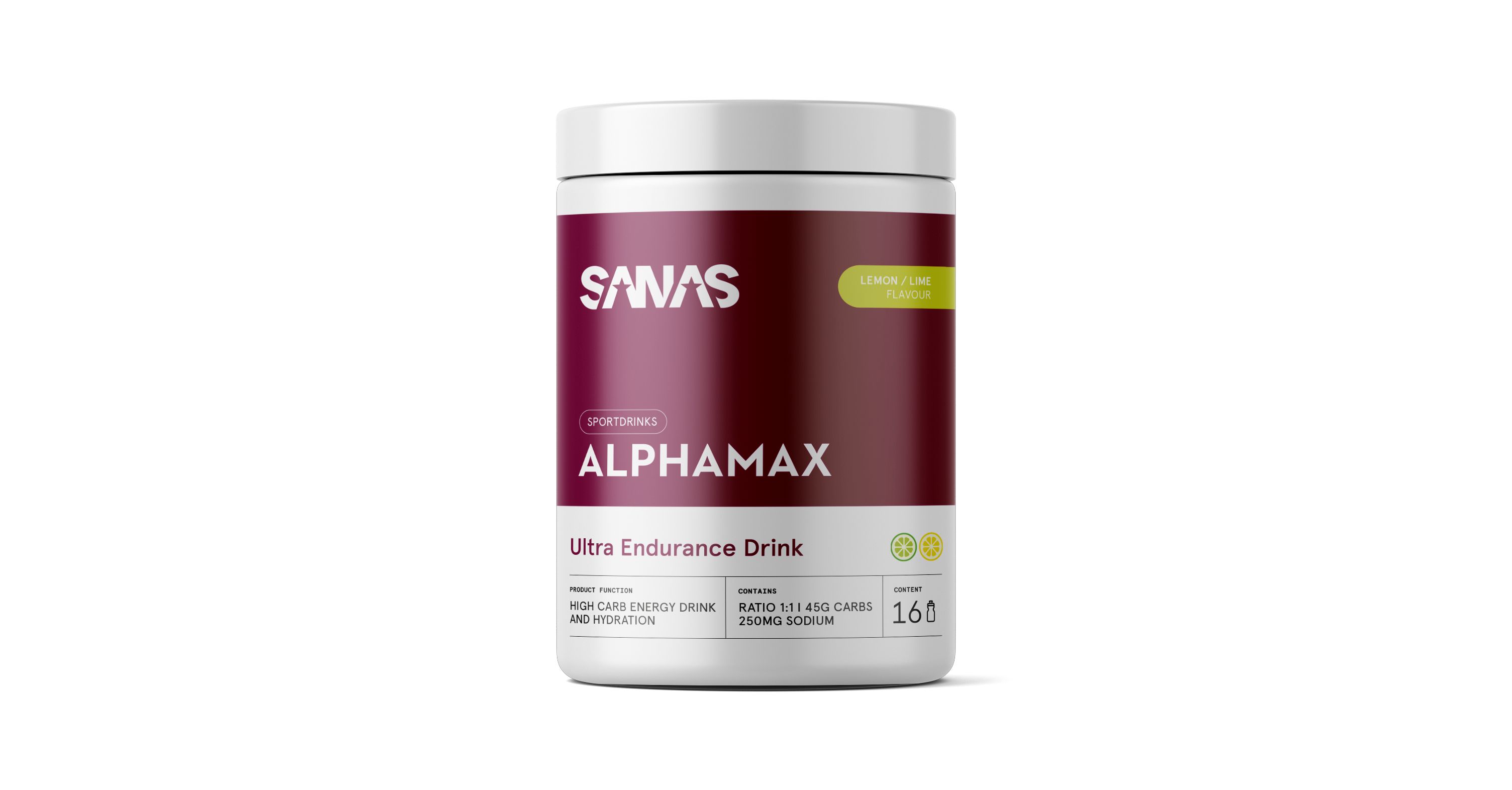 Sanas Alphamax Drink Lemon-lime