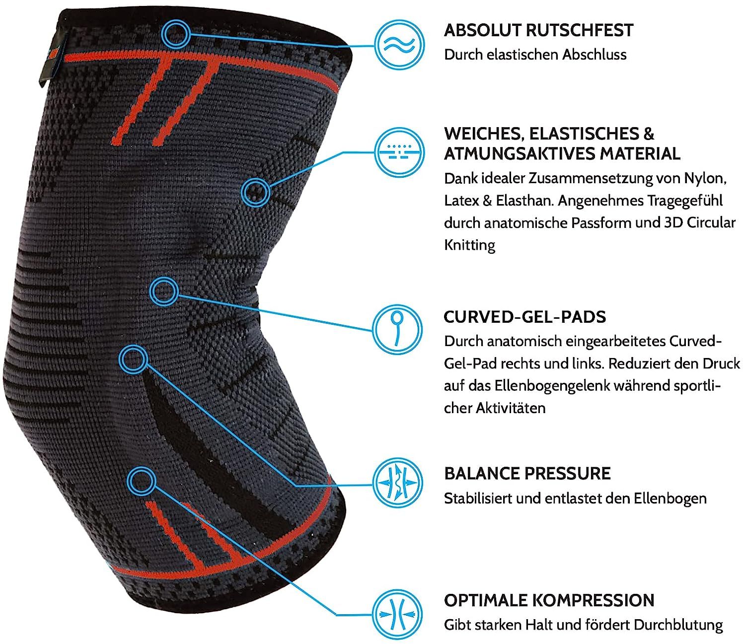 AGILE NOW Elleboogbrace Upgraded