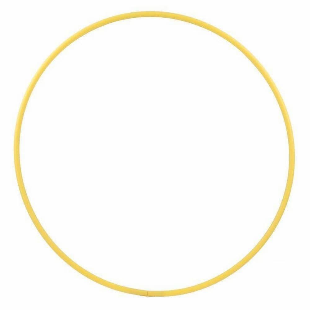 Hoopomania hula hoop enfant sans ruban décoratif ni grip | Ø 75 cm | Jaune