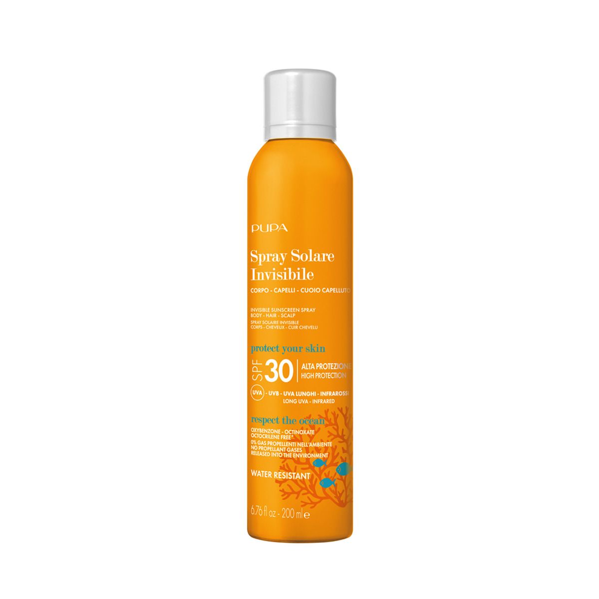 Pupa Invisible Sunscreen Spray SPF30 | tous types de peau